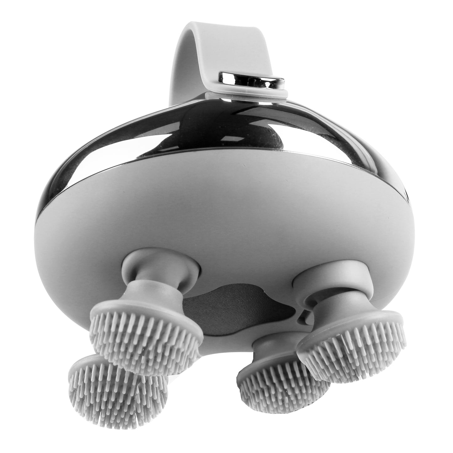 1Pc Electric Scalp Massager Rechargeable Head Massager Health Gym From House Silver
