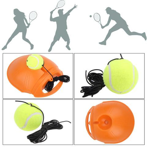 Senior Single Tennis Training Base And Tennis Ball Seat Outdoor DealSniper.net