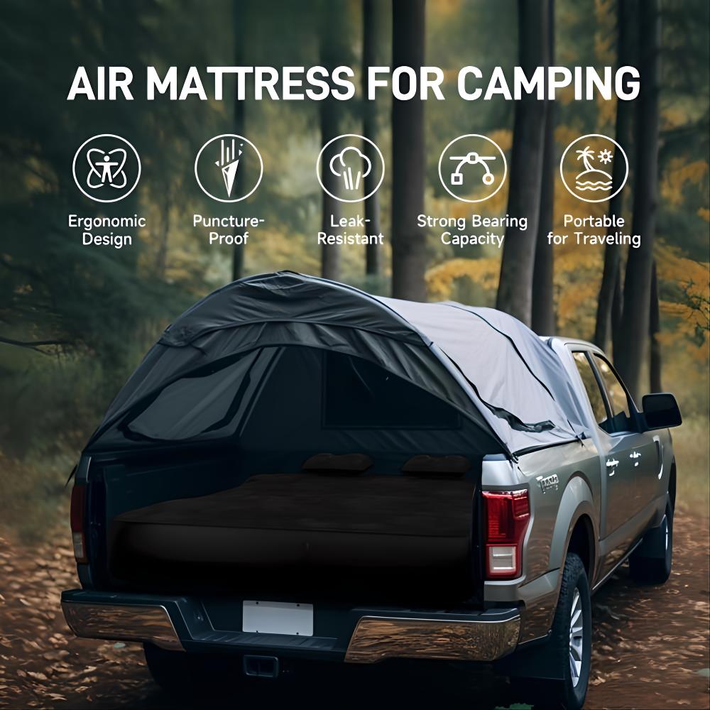 Truck Bed Air Mattress Inflatable Air Mattress For 5.5-5.8ft Short Truck Vehicle dealsniper-net