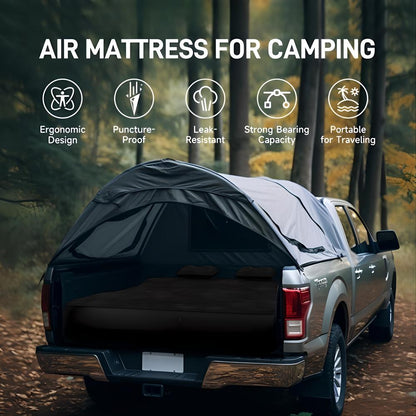 Truck Bed Air Mattress Inflatable Air Mattress For 5.5-5.8ft Short Truck Vehicle dealsniper-net