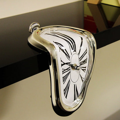 Melting Clock Fashion Home Decoration House dealsniper-net Gold