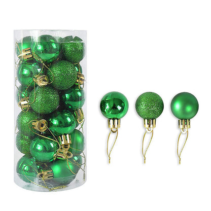 Christmas Decoration Shiny Matte Christmas Ball Holidays DealSniper.net Green