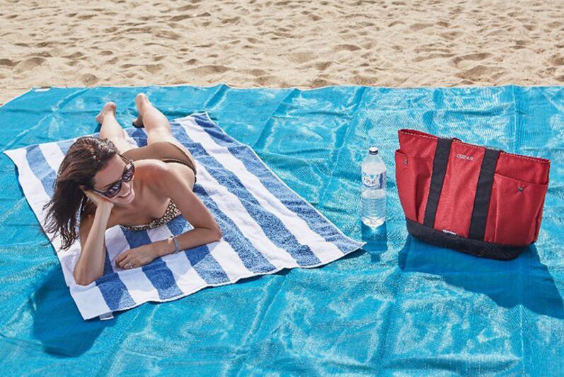 Folding Mat Beach Mat Leaky Sand Beach Mat Outdoor Travel Picnic Mat Camping Mat Outdoor dealsniper-net