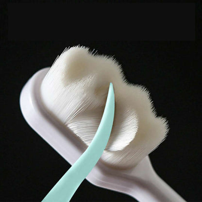 Ultra-fine Toothbrush Super Soft Bristle Deep Cleaning Brush Kids DealSniper.net 1pc Wavy mixed