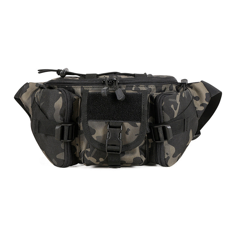 Outdoor military fan tactical belt bag Men dealsniper-net Black scorpion