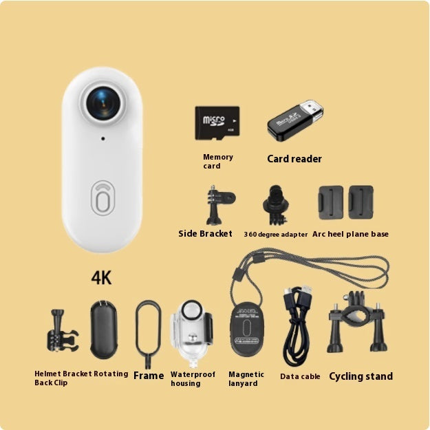 Outdoor Sports Camera In Helmet Motorcycle Bike Sport Sports DealSniper.net White 4K 32G