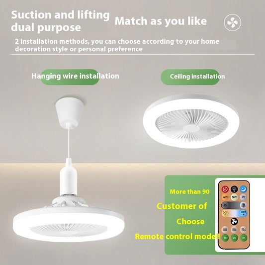 Screw Mouth Electrodeless Dimming Led Ceiling Ceiling Fan Lights House BlenderJuice.com CJ