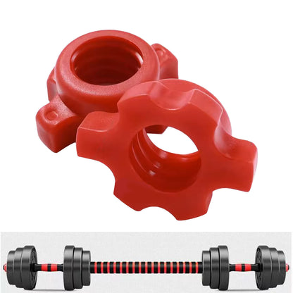 Dumbbell Nuts Red Spinlock Collar Screw Anti Slip Stable Sports dealsniper-net