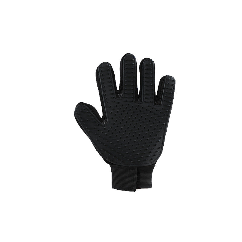 Pet Gloves Cat Petting Gloves Float Hair Cleaning Comb Pets DealSniper.net Black Left Hand XKST