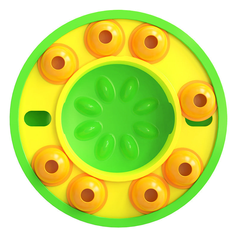 Train Pet Supply Turntable To Automatically Leak Food Pets Gym From House Green