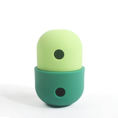 New 2 In 1 Pet Toys Products Dog Leakage Toy Ball Pets DealSniper.net Yellow with green