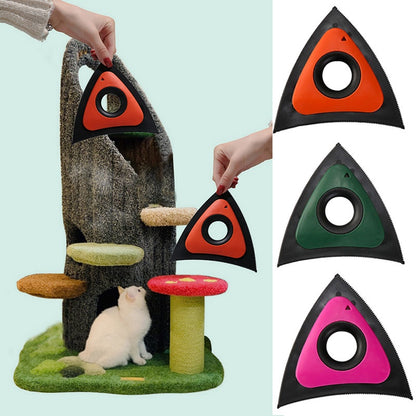 Triangle Electrostatic Dog Hair Cleaner Carpet Scraper Pets Gym From House