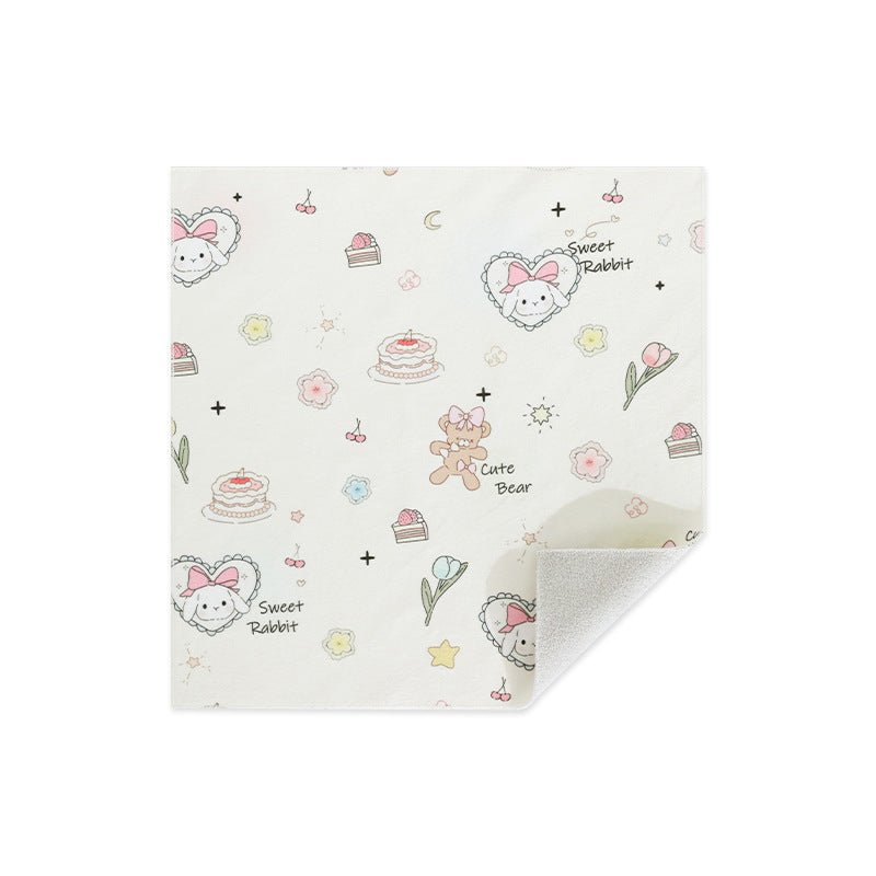 Multi-function Pet Wrap Cloth Camera Cover Protective Pets Gym From House Cute Rabbit Cake 35x35cm