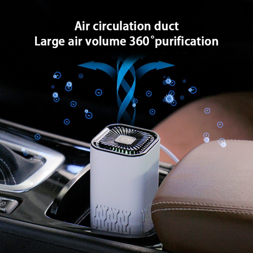 Car Air Purifier Portable Negative Ion Generator Gadgets dealsniper-net