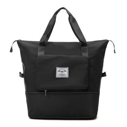 Dry And Wet Separation Sports Portable Shoulder Bag Women DealSniper.net Black