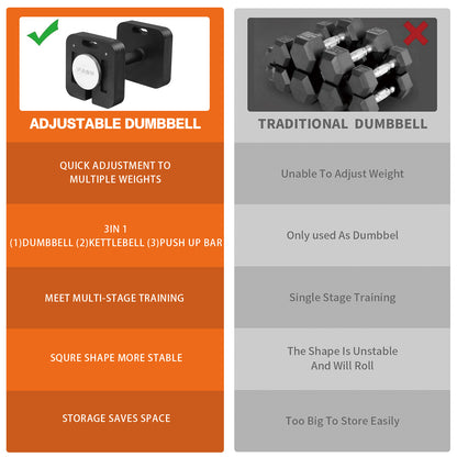Adjustable Dumbbell 9 In 1 Free Weights For Multiweight Options Jewelry Gym From House