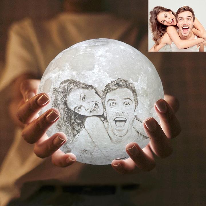 Custom Moon Lamp Home Decor DealSniper.net 10CM