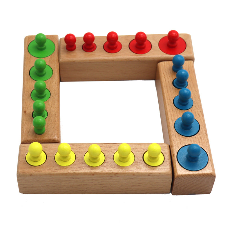 Montessori kindergarten early education toy building blocks Kids DealSniper.net