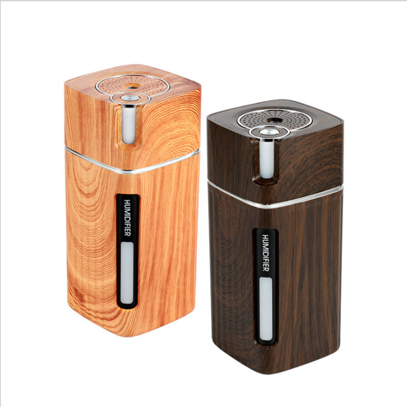 Electric Humidifier Aroma Oil Diffuser Essential Ultrasonic Wood Grain