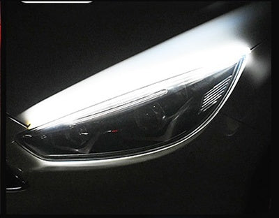 Car Light Turn Signal Led Strip Car LED Daytime Running Vehicle Gym From House White 2pcs 30cm