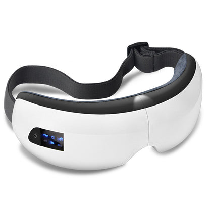 Bluetooth Music Eye Massager Air Pressure Hot Compress Dark Circles Eye Care Women dealsniper-net Pearl White