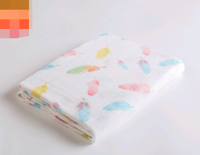 New baby gauze wrap towel bamboo cotton children