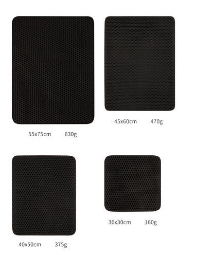 Pet Cat Litter Mat Pet Supplies EVA Double Cat Litter Mat Pets Gym From House