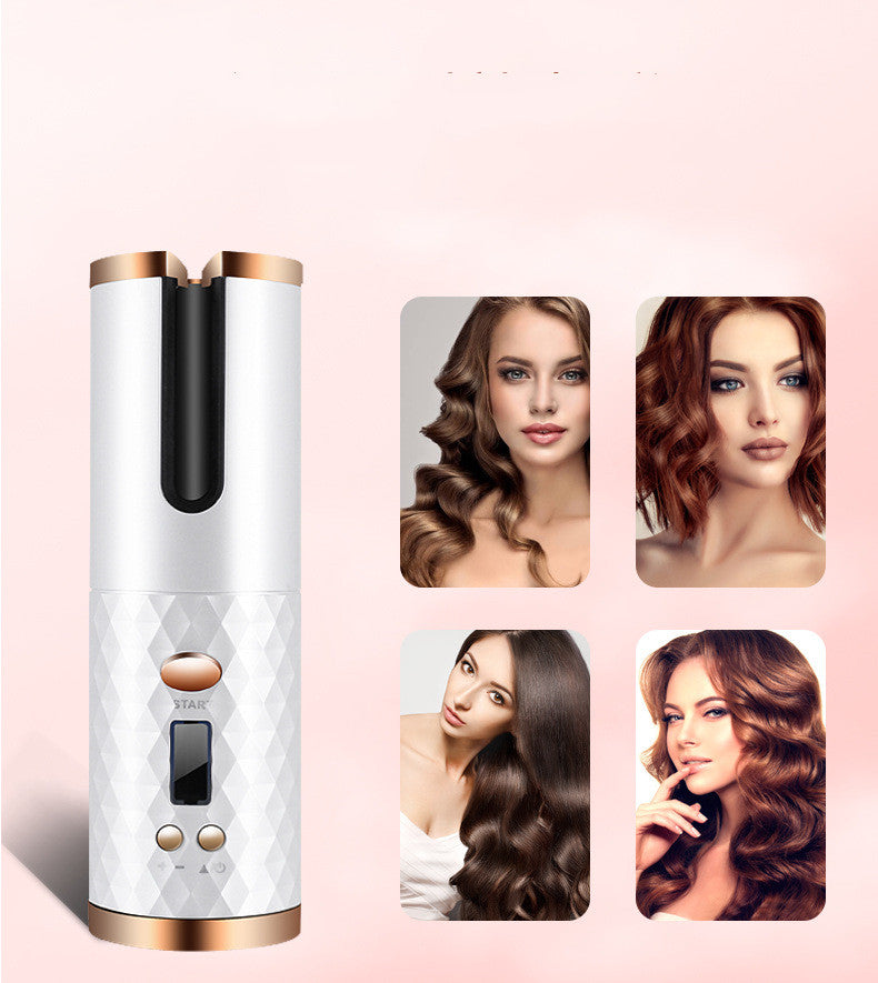 Rechargeable Automatic Hair Curler Portable Hair Curling Iron Beauty dealsniper-net