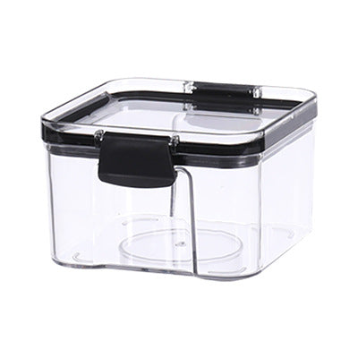 Kitchen Storage Food Jars, Fresh-keeping Boxes, Airtight Jars Kitchen dealsniper-net Black 460ml