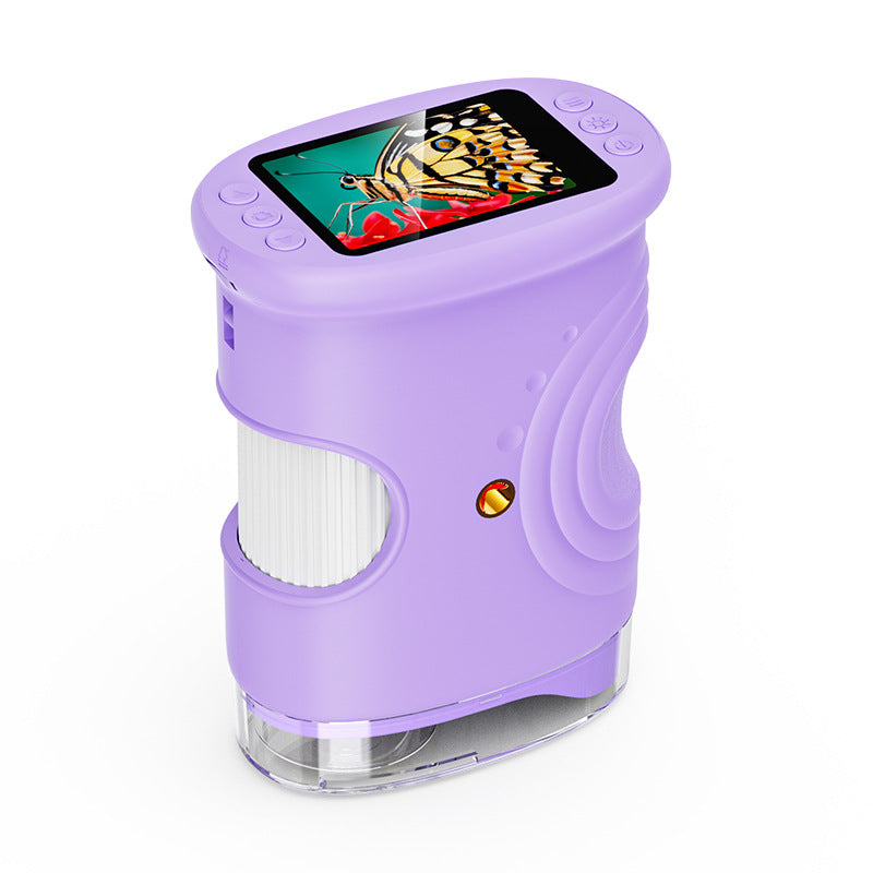 Outdoor Exploration Children's Handheld Digital Microscope Kids Gym From House