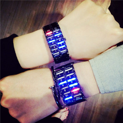 Creative LED Light Men Women Digital Wristwatches Style Jewelry Gym From House