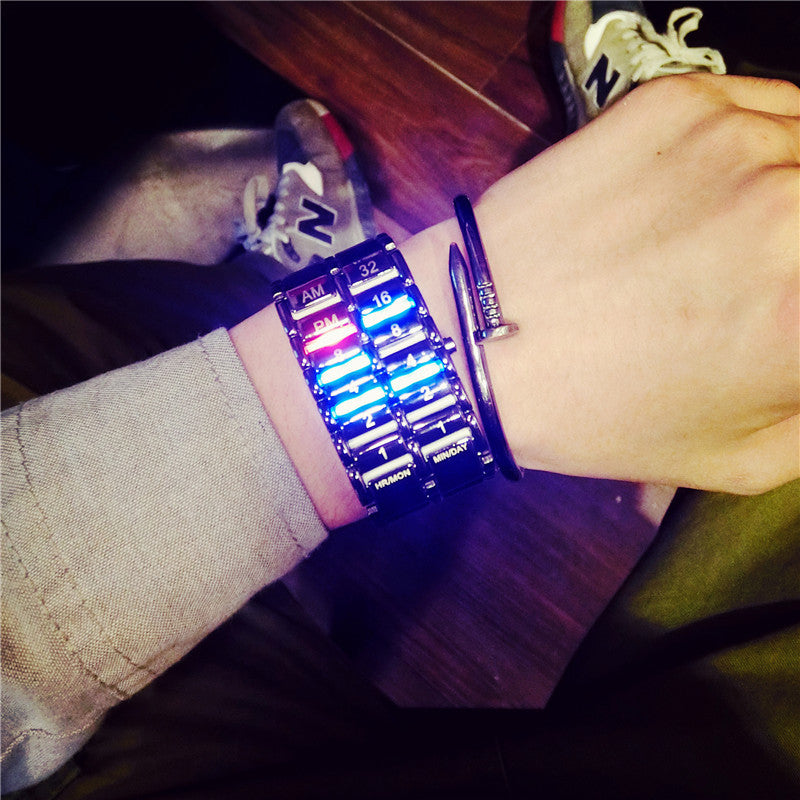 Creative LED Light Men Women Digital Wristwatches Style Jewelry Gym From House