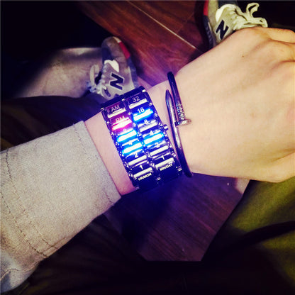 Creative LED Light Men Women Digital Wristwatches Style Jewelry Gym From House