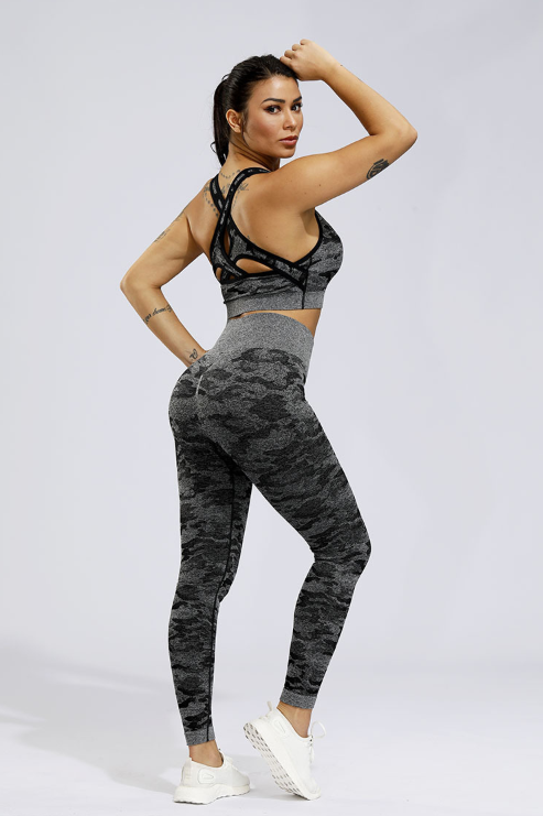 Camouflage yoga pants Women dealsniper-net