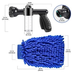 Foam Kettle Water Gun Garden Telescopic Hose High Pressure