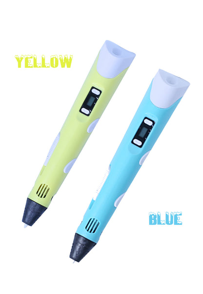 3D print pen 3D pen two generation graffiti 3D stereoscopic Kids dealsniper-net