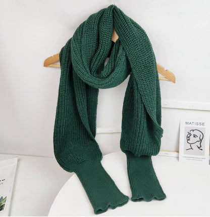 Sweater Scarf Cashmere Ladies Girl Woman Clothing Casual Wear Women dealsniper-net Green 235cm