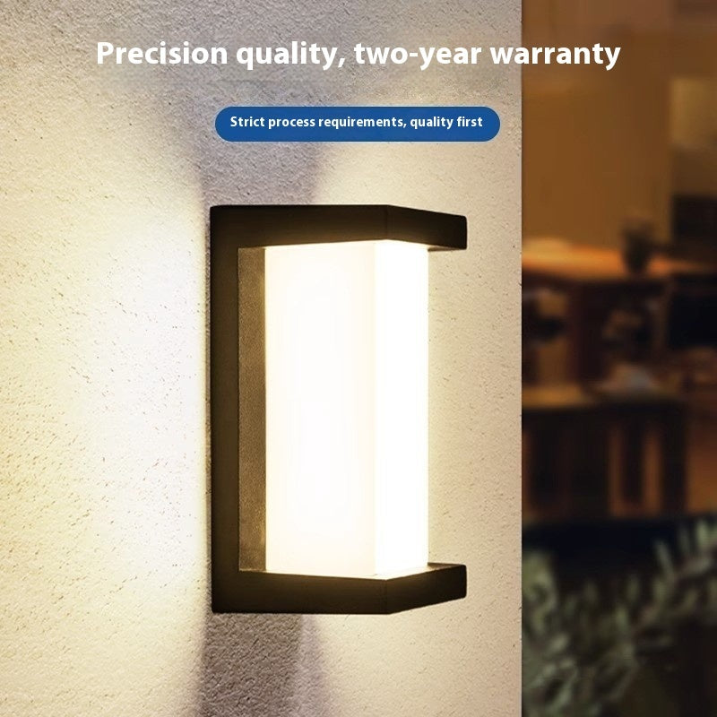 Modern Simple Outdoor Wall Lamp Waterproof Exterior House DealSniper.net