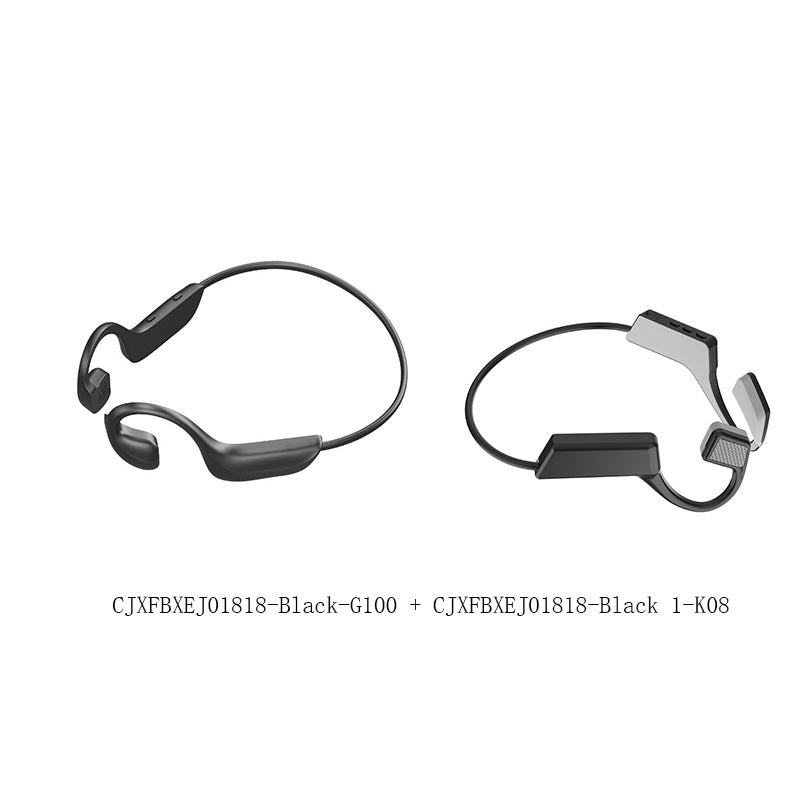 G-100 bone conduction bluetooth headset ear-mounted Electronics DealSniper.net B Set