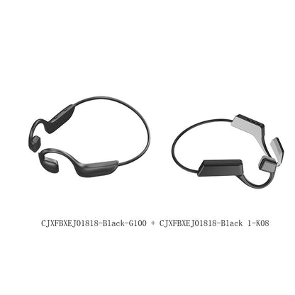 G-100 bone conduction bluetooth headset ear-mounted Electronics DealSniper.net B Set