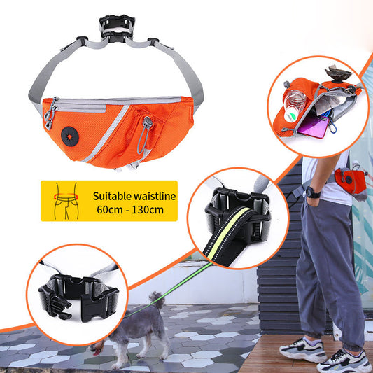 Portable Pet Dog Training Bag Waist Bags Wiht Dog Leash Pet Supplies Pets dealsniper-net