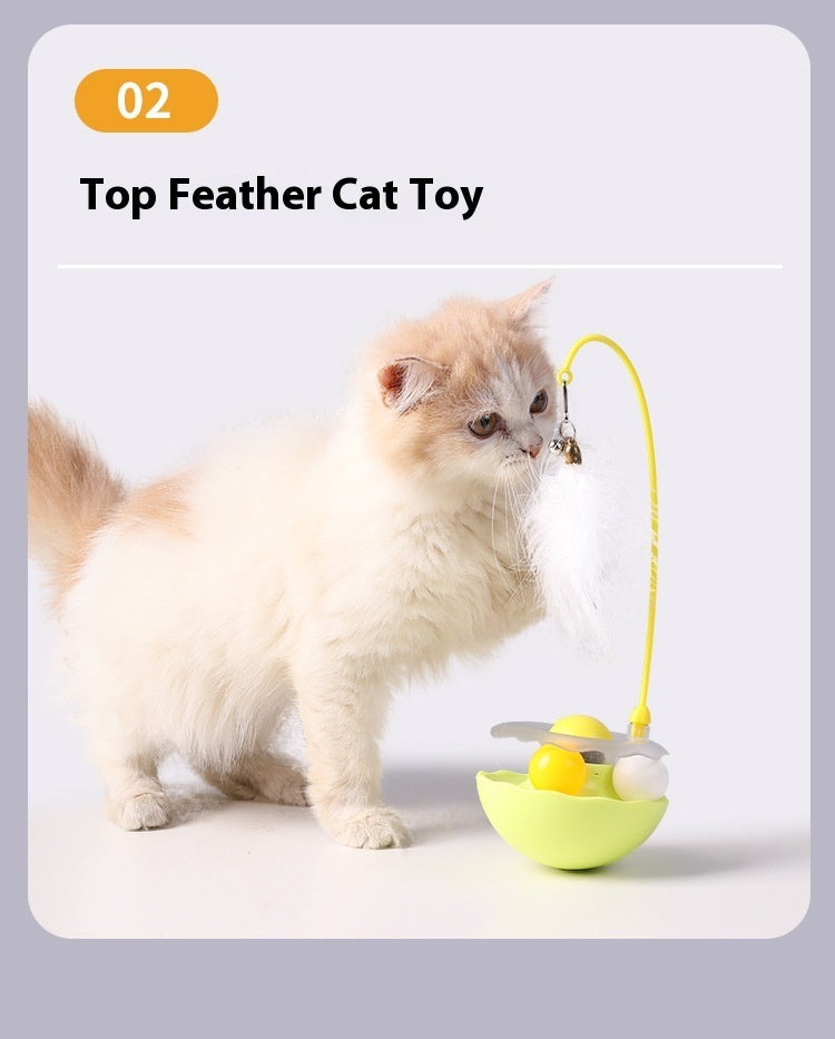 Cat Interactive Toy Funny Tumbler Toy Kitten Exercise Pets dealsniper-net