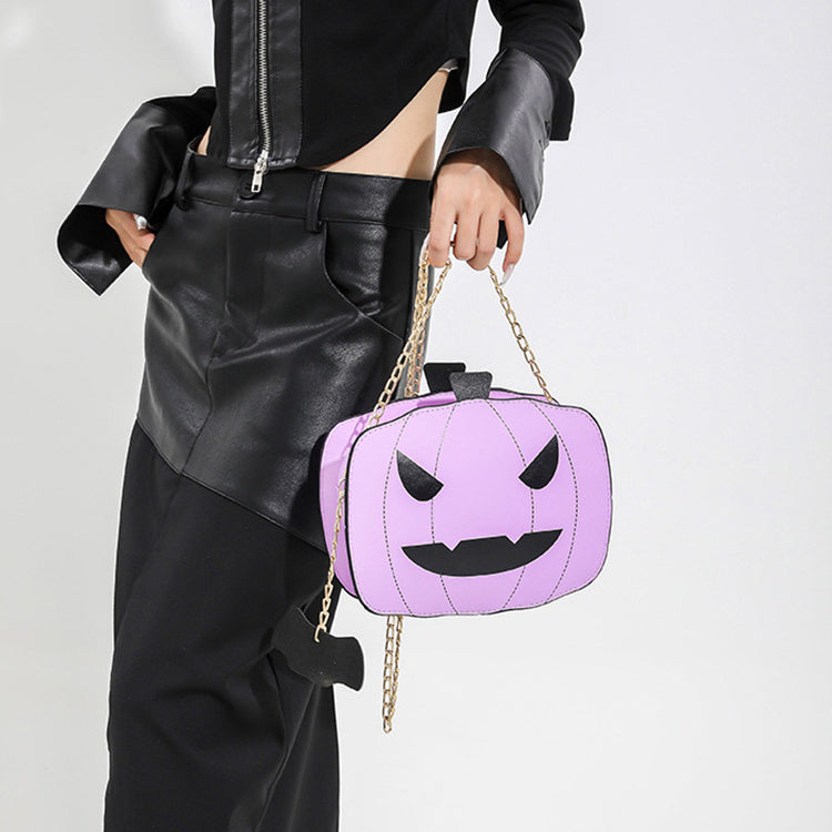 Halloween Cartoon Pumpkin Shoulder Bag Women dealsniper-net