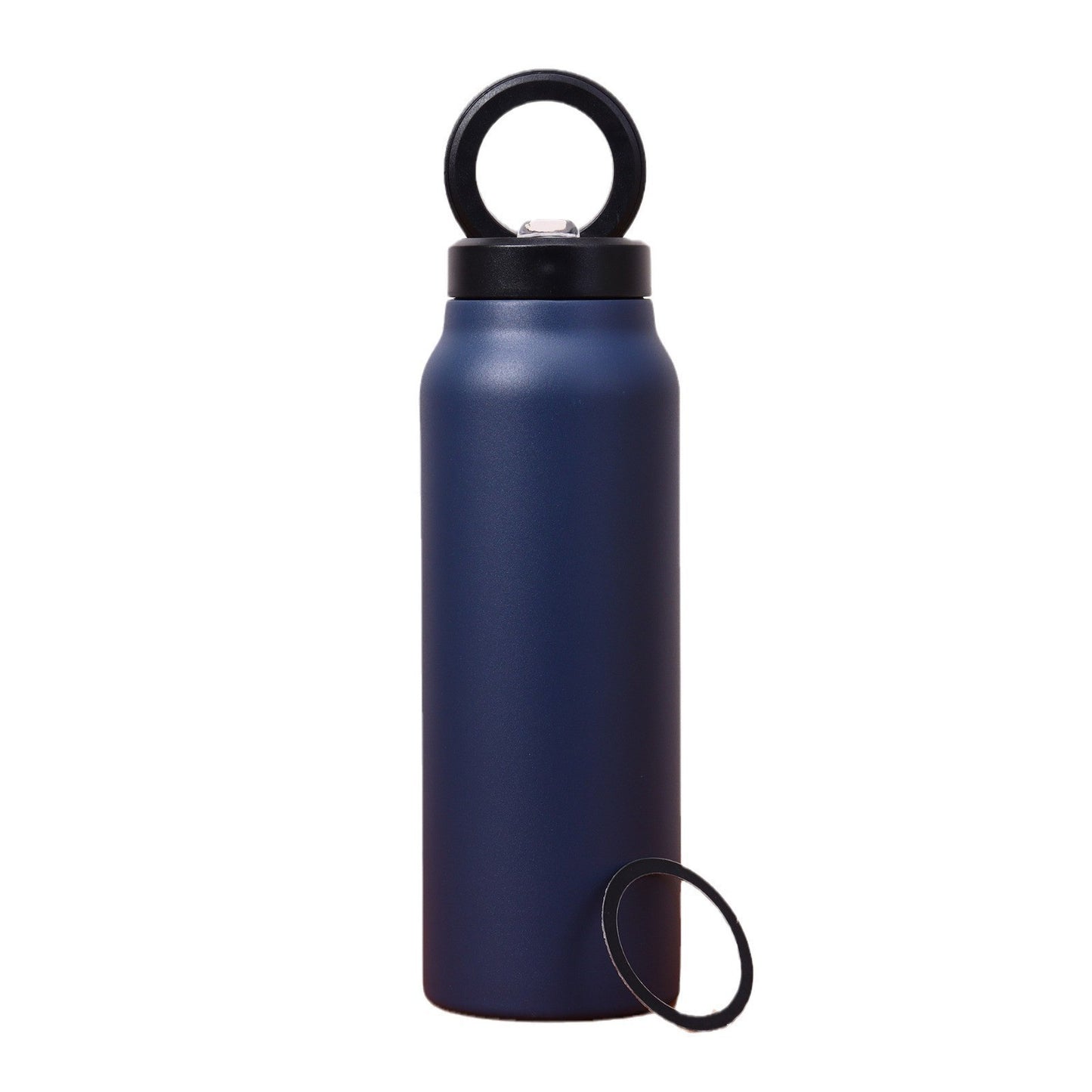 304 Stainless Steel Vacuum Cup Creative Magnetic Water Cup Outdoor Gym From House Dark Blue 24oz