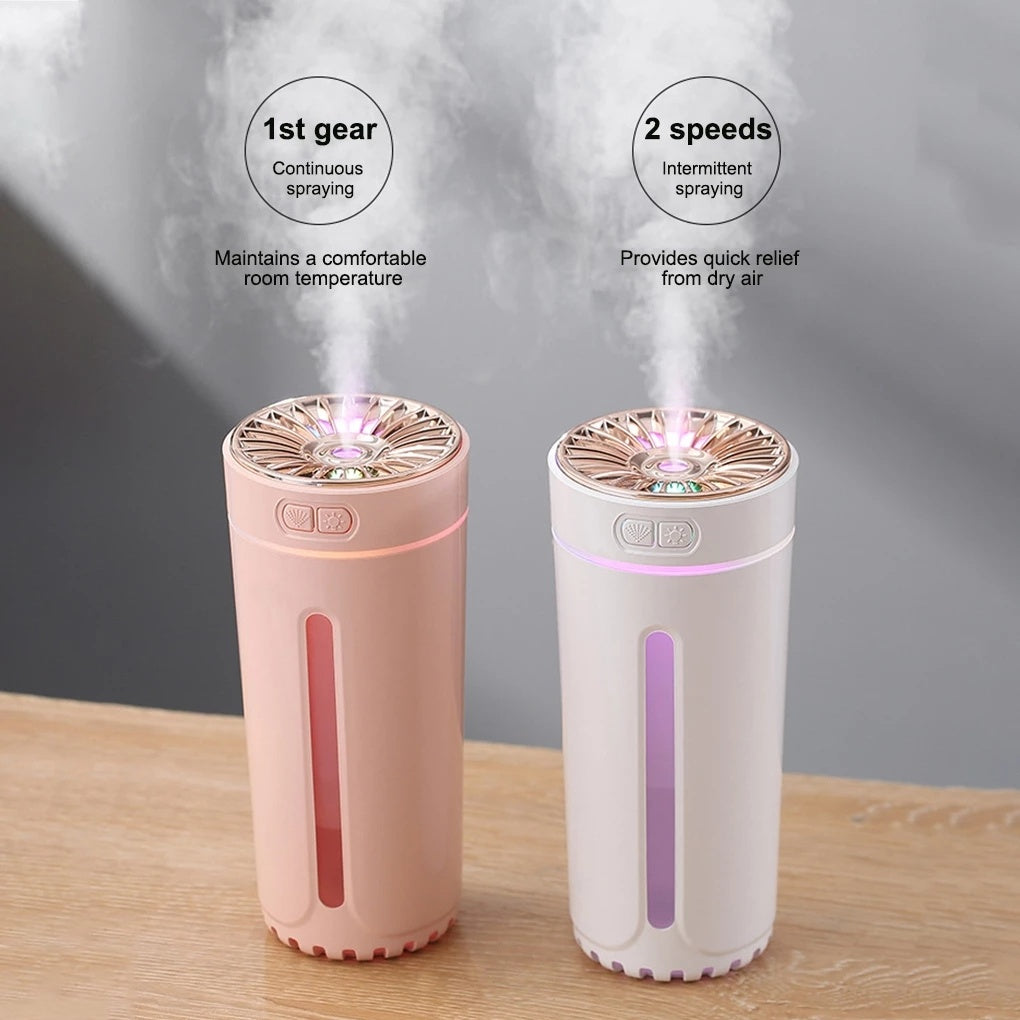 Wireless Air Humidifier Colorful Lights Fogger Diffuser For Car Vehicle DealSniper.net