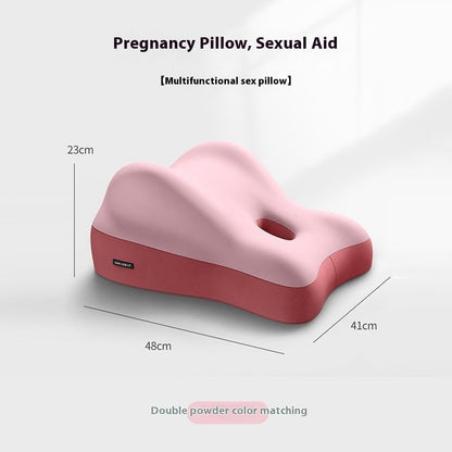 Hip Raised Multifunctional Bedside Sleep With Face Down Artifact Sofa Cushion Health DealSniper.net Double Pink Color Blocking 41x48x23cm