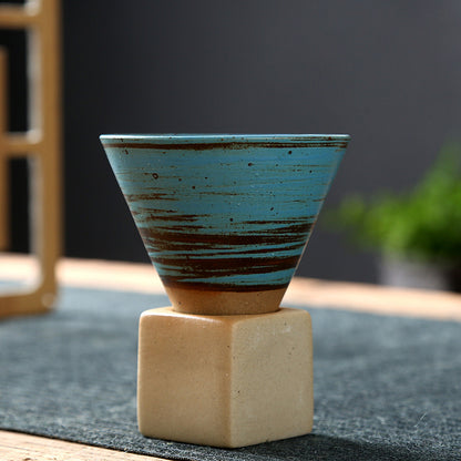 Stoneware Espresso Cup Vintage Ceramic Kitchen DealSniper.net Turquoise 200ml