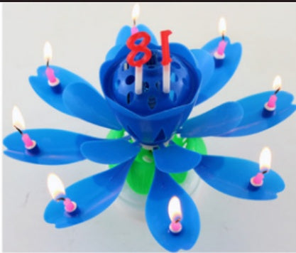 Amazing Lotus Candles Kitchen dealsniper-net Blue