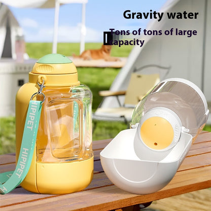 2 In 1 Dog Large Capacity Pets Out Drinking Dispenser Pets DealSniper.net