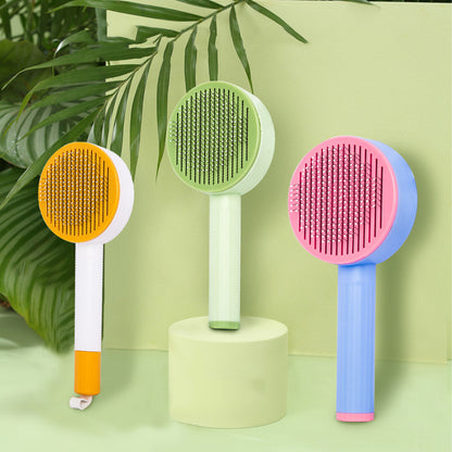 Pet Comb Curved Needle Massage Comb Dog Hair Removal Pets Gym From House